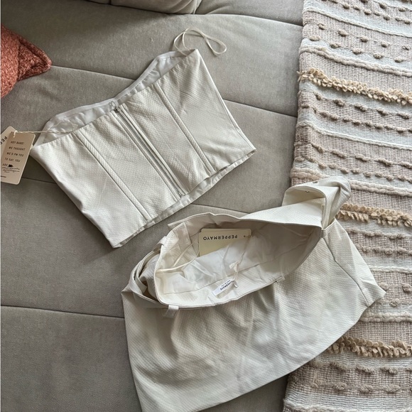 Peppermayo Cream Skirt Set - Picture 2 of 3